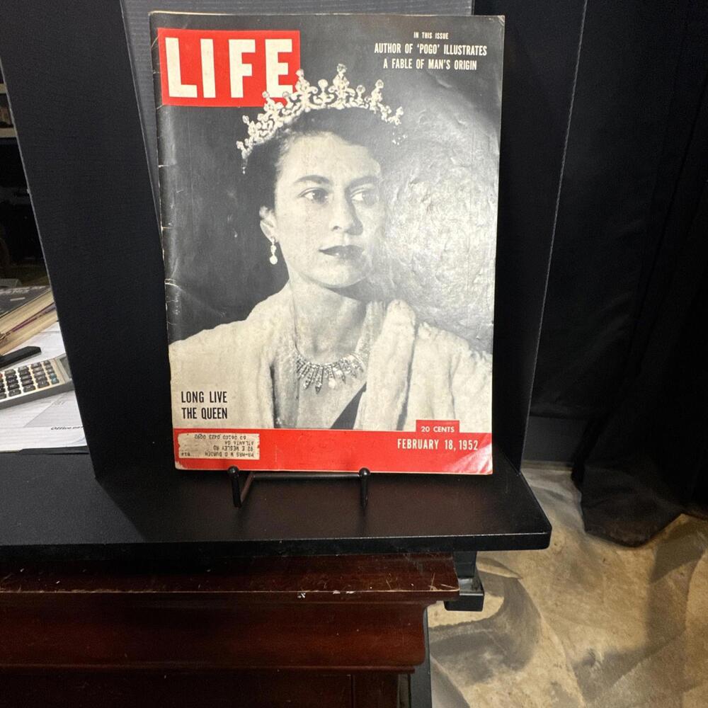 Life Magazine Feb 18 1952 Queen Elizabeth II Long Live the Queen Vtg